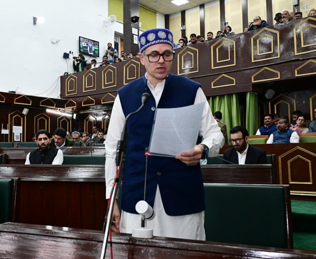 'CM Omar Abdullah moves 13 Demands and 19 Supplementary demands in Legislative Assembly for discussion & approval '